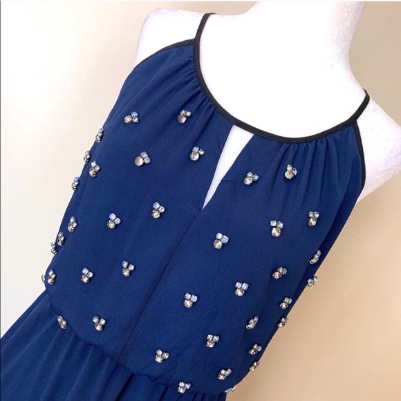 NWOT VICTORIAS SECRET Beaded Sleeveless MAXI DRESS - Picture 2 of 8